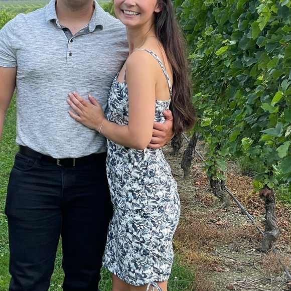 Abercrombie and fitch side-Cinch Ruched Mini Dress - Picture 1 of 9